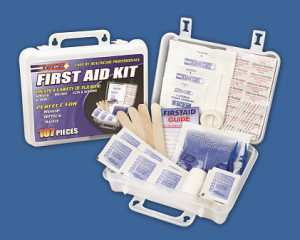 107 item first aid kit